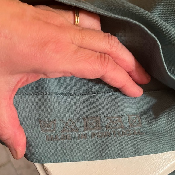 Tala Teal Half Zip Cropped Long Sleeve - Picture 6 of 7